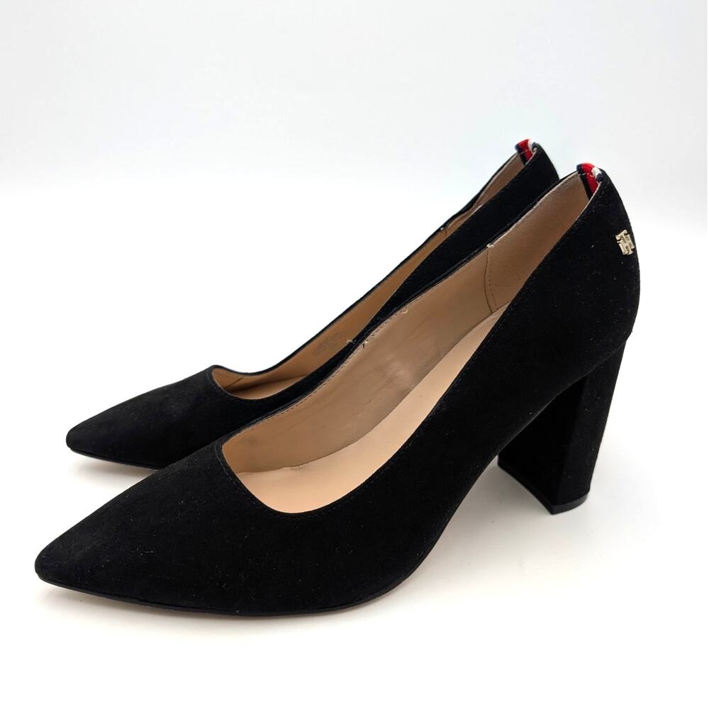 Tommy Hilfiger Abilene Pointed Toe Pump Women's Black Size US9.5M EU39.5